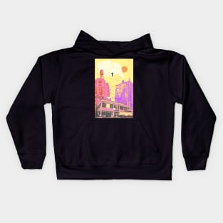 VINTAGE BUILDINGS Kids Hoodie